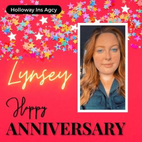 Happy Anniversary Lynsey! We are so happy to have you on our team!