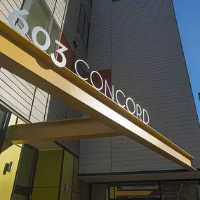 603 Concord signage