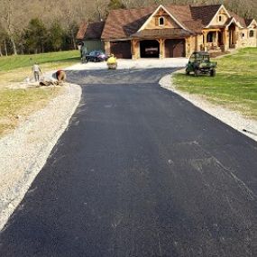 Long Asphalt Driveway from Big City Asphalt