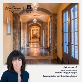 Karen Sandvig is a Westlake Village resident and professional real estate agent. She provides local residents with the services they need to buy or sell their home in Westlake Village CA 91361.  Call today 818-941-7437