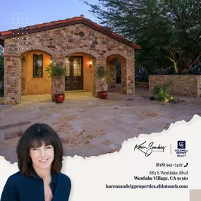 Karen Sandvig is a Westlake Village resident and professional real estate agent. She provides local residents with the services they need to buy or sell their home in Westlake Village CA 91361.  Call today 818-941-7437