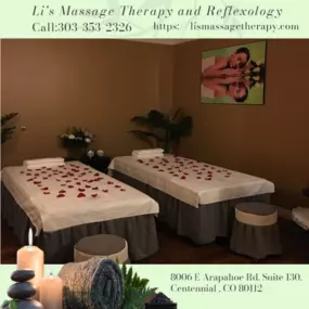 Our traditional full body massage in Centennial, CO
includes a combination of different massage therapies like 
Swedish Massage, Deep Tissue,  Sports Massage,  Hot Oil Massage
at reasonable prices.