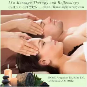 At Li's Massage Therapy and Reflexology, couples can indulge in the ultimate relaxation experience with our luxurious couples massage. Our skilled therapists provide a tranquil and intimate setting where partners can unwind together, enjoying a customized treatment that aims to soothe muscles, reduce tension, and promote overall well-being. From Swedish to deep tissue techniques, each session is tailored to meet the specific needs and preferences of each couple, ensuring a rejuvenating and harmo