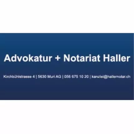 Logotyp från Advokatur + Notariat Haller AG