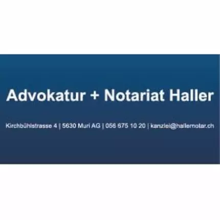 Logo fra Advokatur + Notariat Haller AG