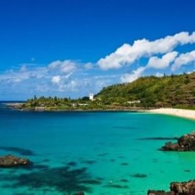 A serene beach at Paradise Bay Resort