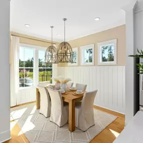 Dining areas perfect for entertaining