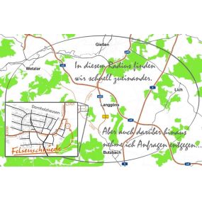 Weg zur Felsenschmiede: In den Bachgärten 2, 35428 Langgöns