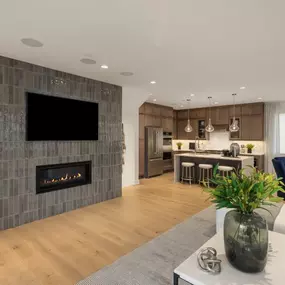 All home designs offer an open-concept living space