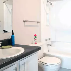 bathroom with tub at beacon hill apartments