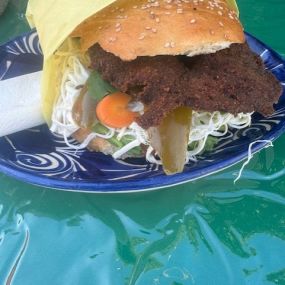 Mamá Poblana Cuisine-Cemita de milanesa de res