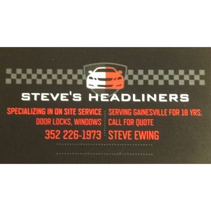 Logo from Steve's Headliners