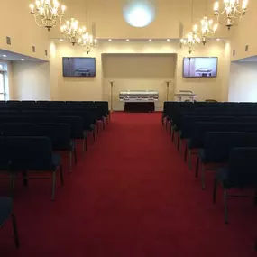 Chapel for Walker's Funeral Home & Cremation Services. 
304 W Center St
Mebane, NC 27302