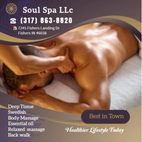 The full body massage targets all the major areas of the body that are most subject to strain and
discomfort including the neck, back, arms, legs, and feet. 
If you need an area of the body that you feel needs extra consideration, 
such as an extra sore neck or back, feel free to make your massage therapist aware and
they will be more than willing to accommodate you.