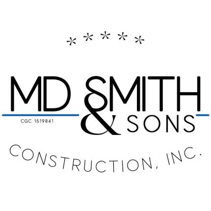 Logotyp från MD Smith & Sons Construction, Inc.