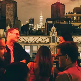 view from wallflower rooftop