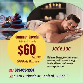 Couples Massage on Sat & Sun Only $10 OFF! Call Today!!