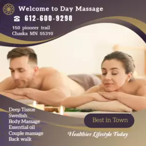 A couple's massage is just like any other massage service, 
but you and your partner receive the massage at the same time, 
on separate tables, and by two different massage therapists. 
The massage is generally offered in a private room on side-by-side massage tables.