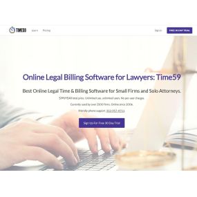 Time59.com Solo Billing Software for Lawyers