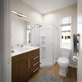 Student Apartment Bathroom