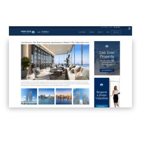 Website Design for Real Estate Agent in Fort Lauderdale