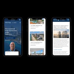 Mobile Website Design for Real Estate Agent in Fort Lauderdale