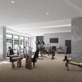 24/7 Fitness Center w/ Cardio & Strength Training Equipment