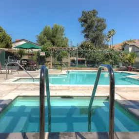 Pool at CASTAIC LAKE SENIOR APARTMENTS