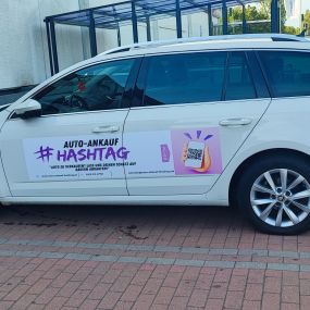 Bild von Auto-Ankauf-Hashtag