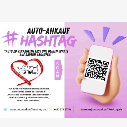 Logo de Auto-Ankauf-Hashtag