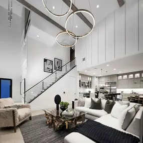 Three-story home design