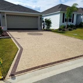 Protect and beautify your driveway with driveway coating services from FLORIDA DECORATIVE CONCRETE & EPOXY. Our coatings are designed to withstand the elements, resist stains, and provide a fresh, clean appearance. Whether you’re looking to improve curb appeal or extend the life of your driveway, our durable coatings offer an effective solution that keeps your driveway looking great.