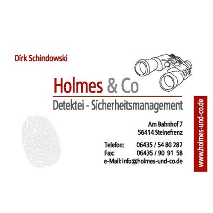 Λογότυπο από Detektei Holmes-und-Co Detektei- Ermittlungsbüro- Sicherheitsmanagament IT Forensik für Privat & Wirtschaft.