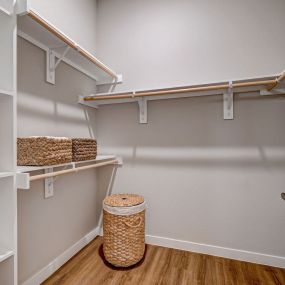 Ascend at Pioneer Hill - Empty Walk-In Closet With Shelves