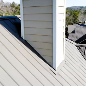 Metal Roof Chimney Repair