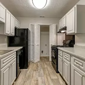 Kitchen with Refrigerator & Dishwasher