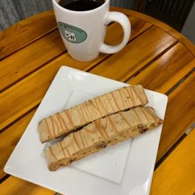 Caramel Macchiato Biscotti