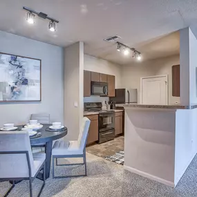 Dining And Kitchen at Spring Creek Apartments