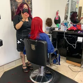 Maggie's Beauty Salon - red hair