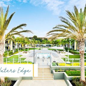 The entrance to Waters Edge at Marina Harbor