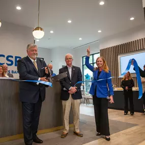 Coastal States Bank's grand opening and ribbon cutting in Beaufort, South Carolina.