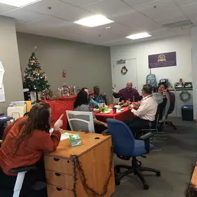 Caregiver Holiday Party in the Office