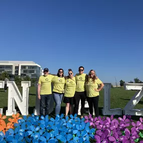 Walk to End Alz 2025 - the Team in the Promise Garden at Bayfront Park, San Francisco, CA
