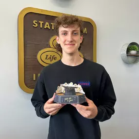 Help us congratulate Jack on graduating high school and being upgraded from Intern to Part Time Team Member! ???? He started his internship in June of 2023 and has become a valuable member of our team. He takes his licensing classes in June before continuing with our team part time when he heads to college in the fall- what a go getter! ????