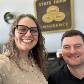 Look who started with our agency today! Who recognizes this guy from around town?? He traded in wine sales for insurance sales. Welcome, Zac! Aka the Mr. to my Mrs.