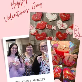 Love is in the air! Our Valentine’s Day was extra sweet thanks to our bosses for the special treat made locally by Tina Mallett Hall!