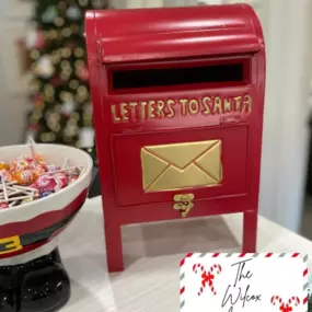 Calling all the good little boys and girls????????????
We’ve got a special mailbox that takes your letters straight to Santa! We can’t wait for you to stop by!❤️