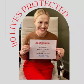 One Hundred and Ten (110) families were protected in 2024 by our team!
Each person on our team is passionate about educating our customers on the importance of life insurance and the many options for any budget.
Thank you for trusting our agency to help protect your family!