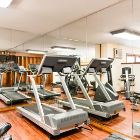 24-hour fitness center at Village Pointe Apartment Homes