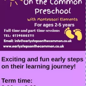 Bild von Early Steps On The Common Preschool